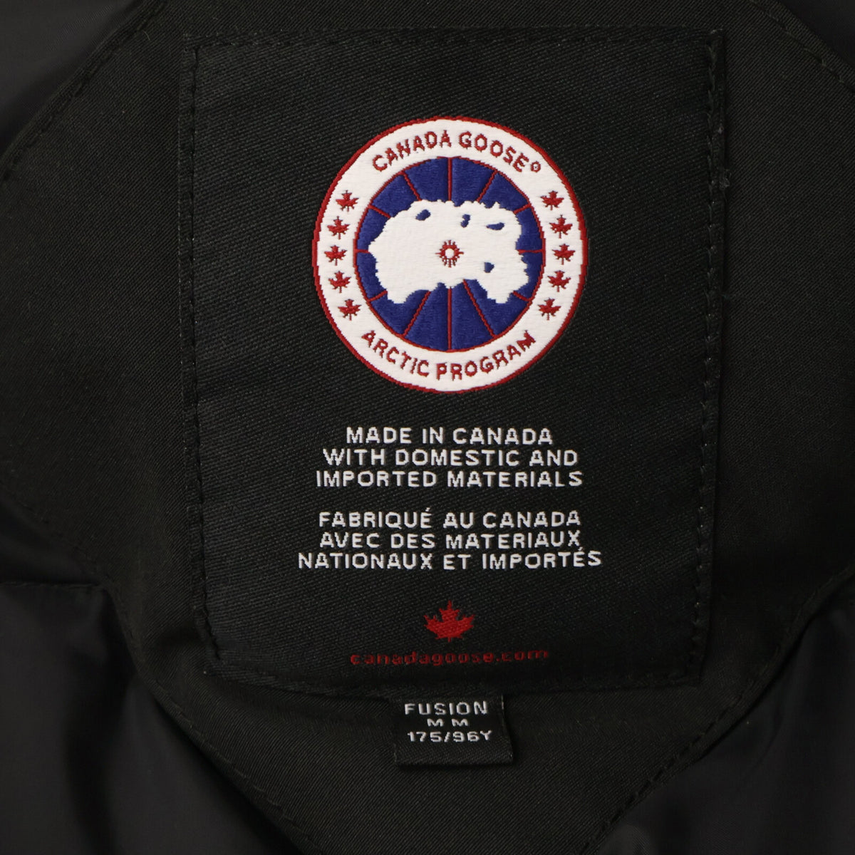 CANADA GOOSE Chateau Parka Jacket Black Size FUSION M/M Size FUSION M/M