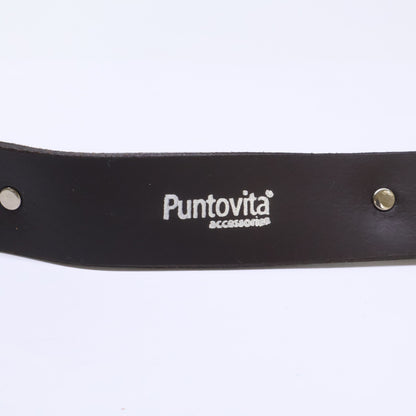 Puntovita PV927 Concho Suede Belt Ivory Size 80