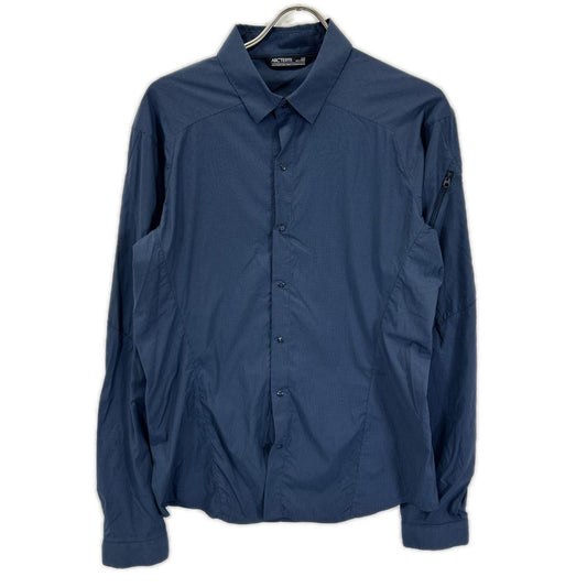 ARC'TERYX Navy Elaho Long Sleeve Shirt