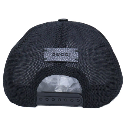 GUCCI 510950 GG Mesh Cap Black Size XL 60CM