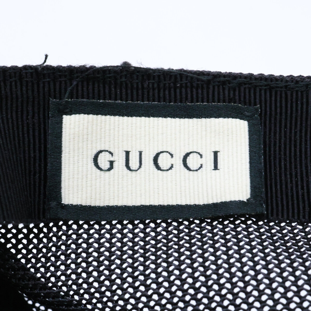 GUCCI 510950 GG Mesh Cap Black Size XL 60CM