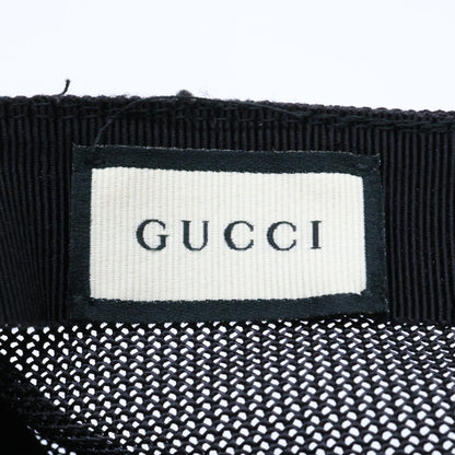 GUCCI 510950 GG Mesh Cap Black Size XL 60CM