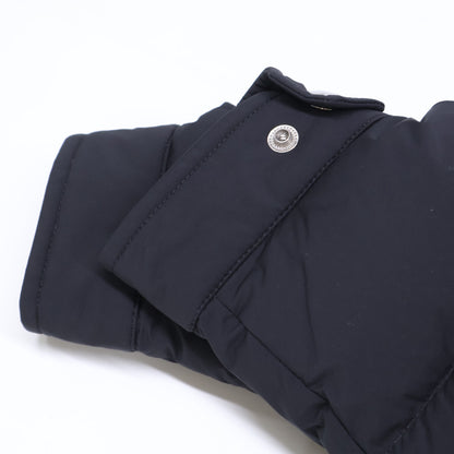 MONCLER SAMALENS Biker Nylon Down Jacket Black Size 4