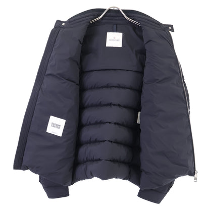 MONCLER SAMALENS Biker Nylon Down Jacket Black Size 4