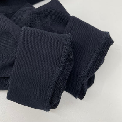 MONCLER Maglia Logo Patch Hoodie Navy Cotton Size XL