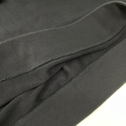 MONCLER Maglia Logo Patch Hoodie Navy Cotton Size XL