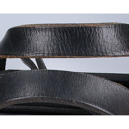 HERZ BW-111 Leather Two-Handle Business Bag Black
