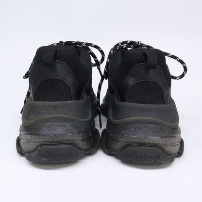 BALENCIAGA Triple S Clear Sole Sneakers Black Size 27.5