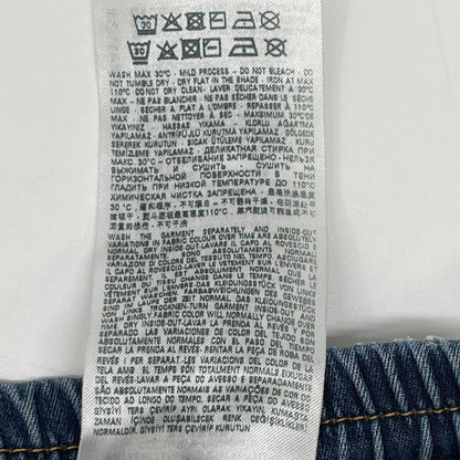 DIESEL D-KROOLEY-SHORT JOGG Washed Blue Shorts Size 36