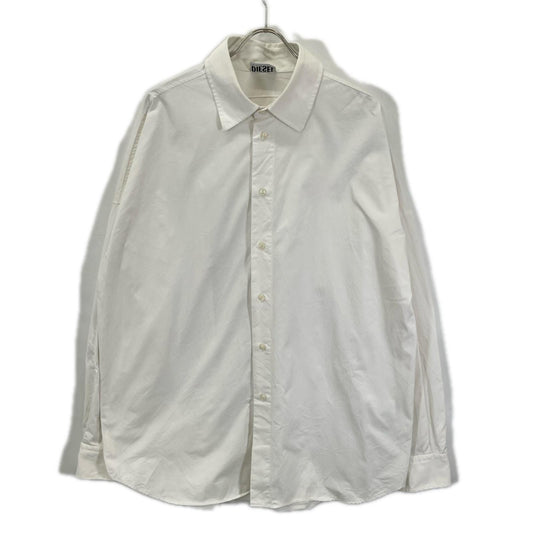 DIESEL 23SS White S-LIMO-LOGO Oval D Loose Fit Shirt Size 50