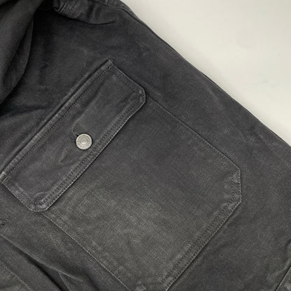 ALL BLACKS Replay Collab Black Denim Jacket Size XXL