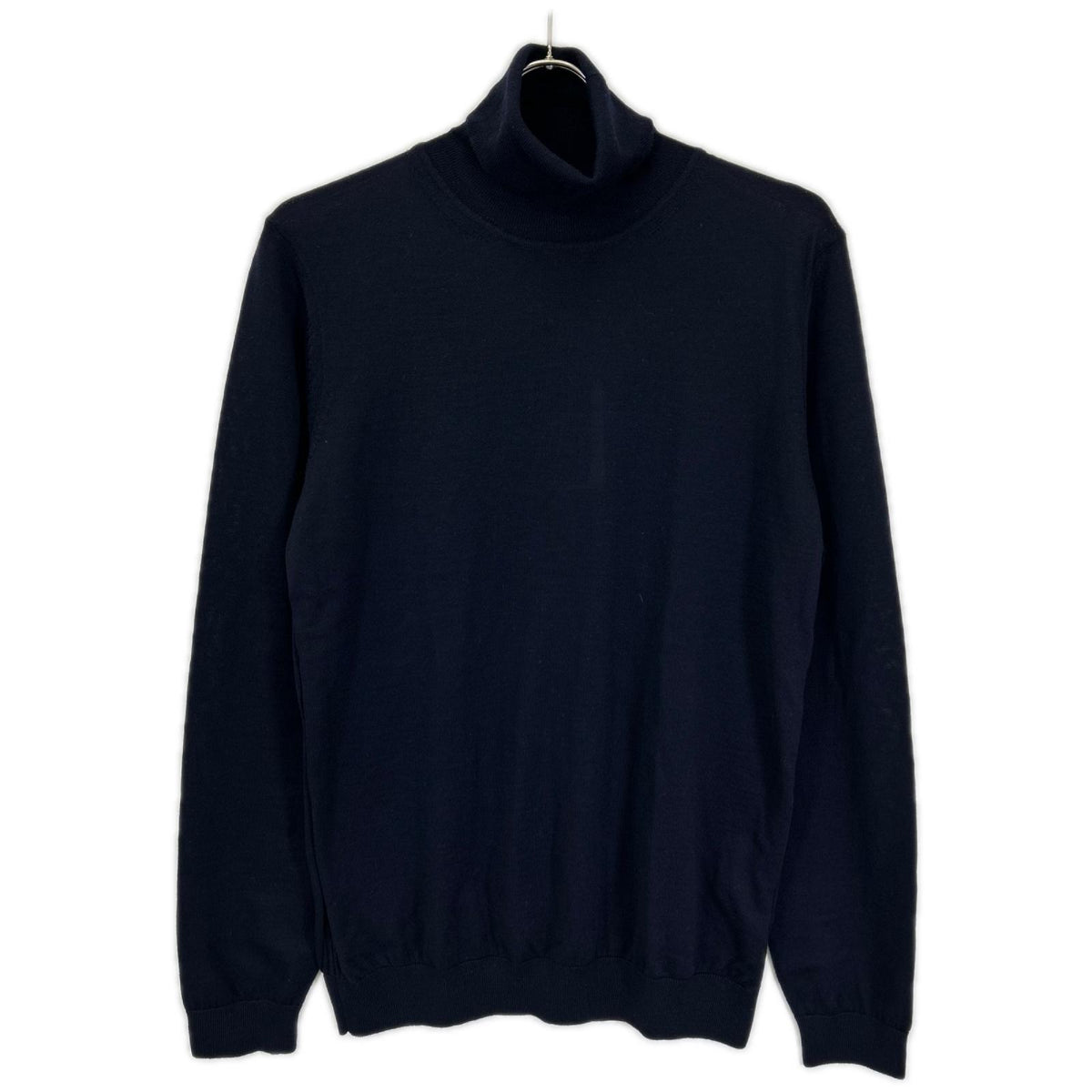 BOSS 50392083 Musso-P Navy Turtleneck Wool Sweater Size L