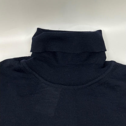 BOSS 50392083 Musso-P Navy Turtleneck Wool Sweater Size L