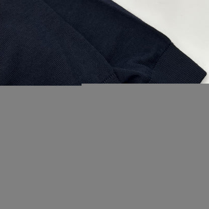 BOSS 50392083 Musso-P Navy Turtleneck Wool Sweater Size L