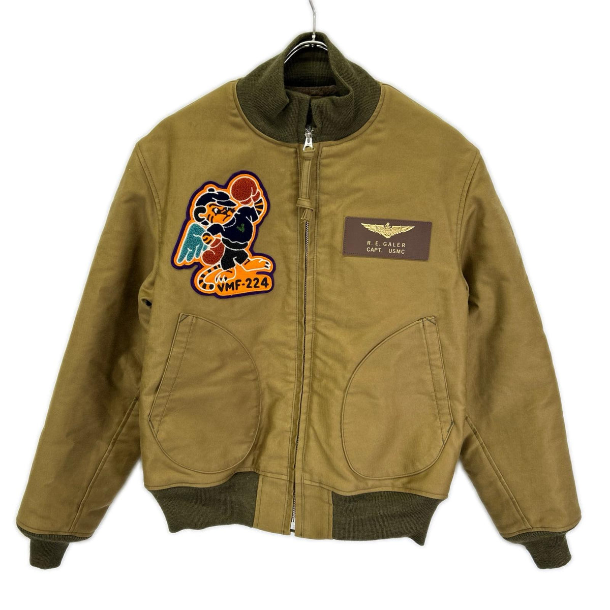 TOYS McCOY PRODUCT Aviator & Ground Jacket Khaki Size 38