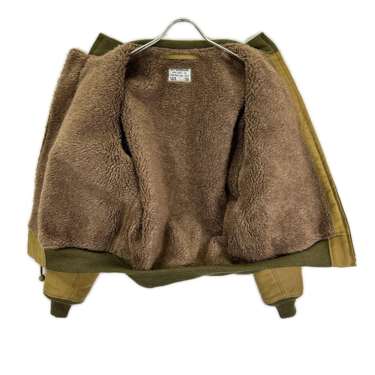 TOYS McCOY PRODUCT Aviator & Ground Jacket Khaki Size 38