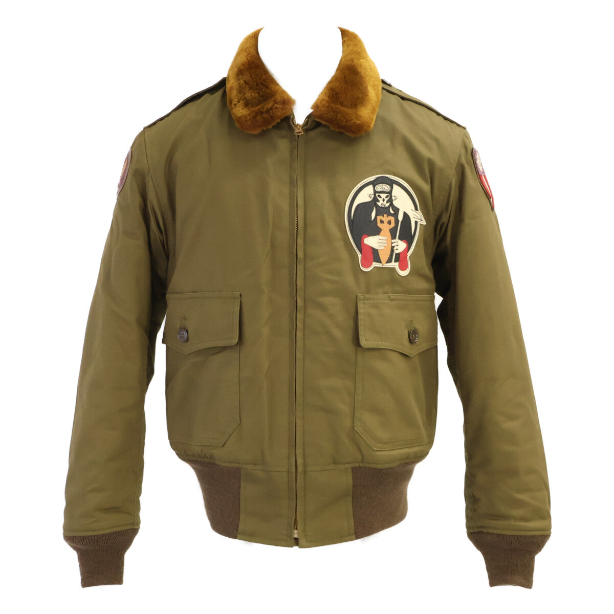 TOYS McCOY PRODUCT B-10 Fleece Lined Jacket Khaki Size 38