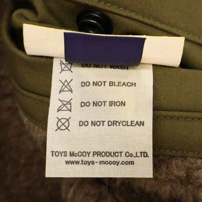 TOYS McCOY PRODUCT B-10 Fleece Lined Jacket Khaki Size 38