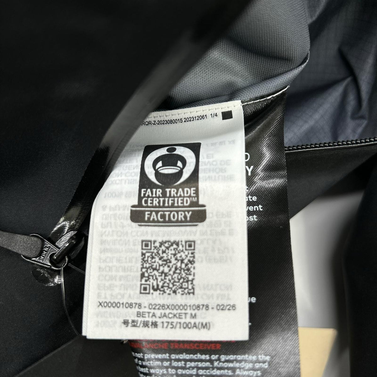 ARC'TERYX Beta Jacket Black Size M