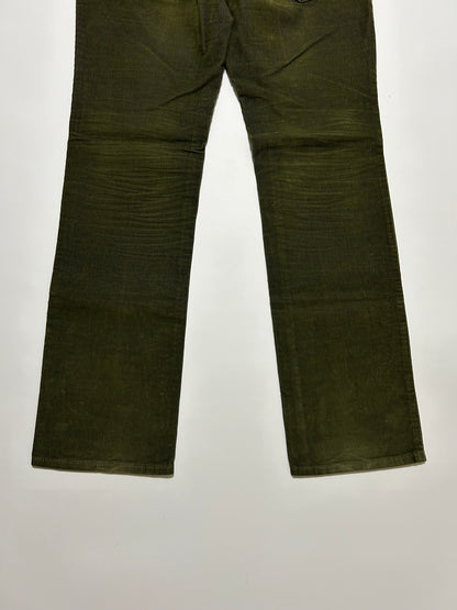 Dsquared2 DSQUARED AW2006 Corduroy Trousers Green Size 52