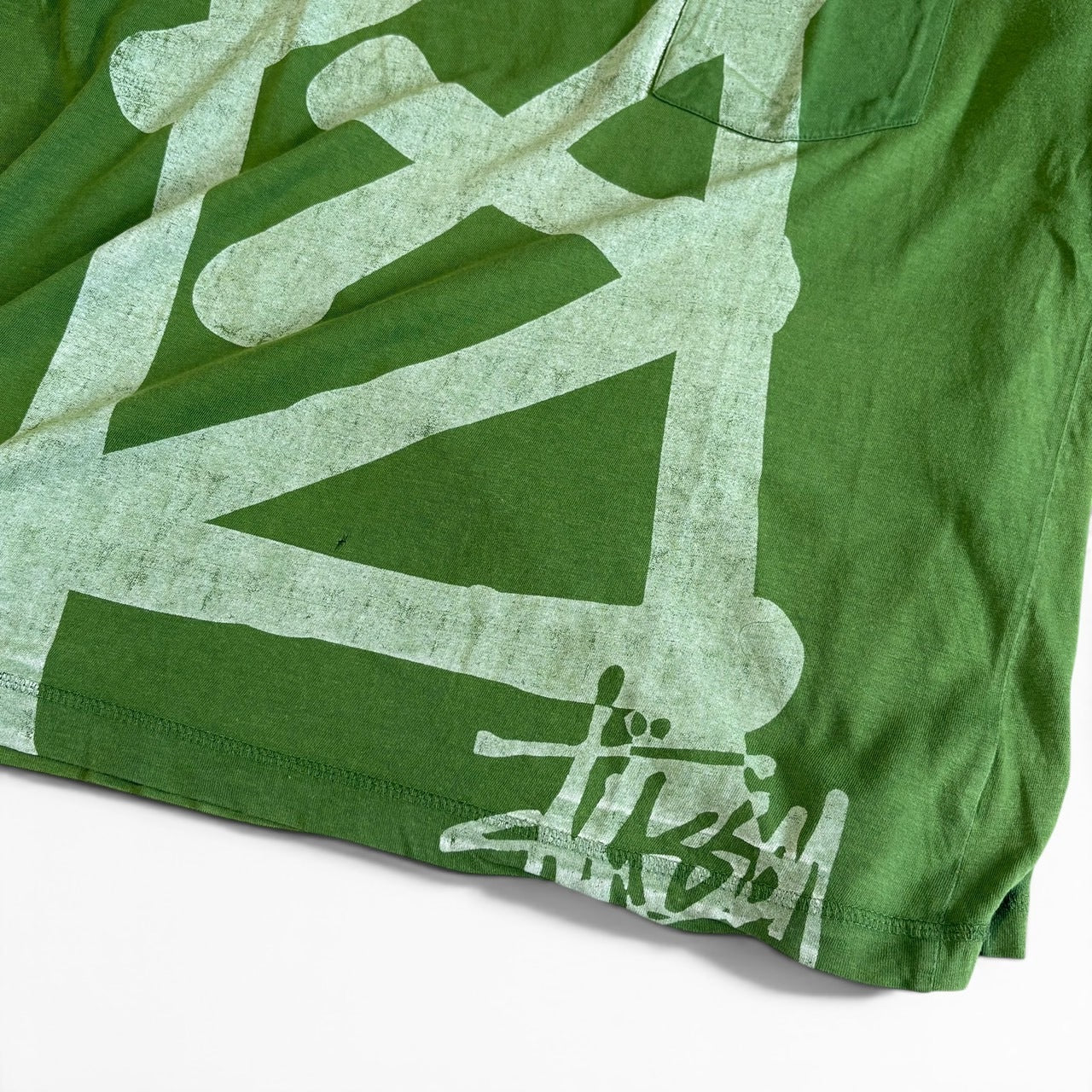 Stussy Green XXV Graphic T-Shirt Size M