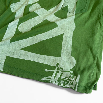 Stussy Green XXV Graphic T-Shirt Size M