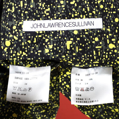 JOHN LAWRENCE SULLIVAN Yellow Pop Dot Pattern Jacket Size XS