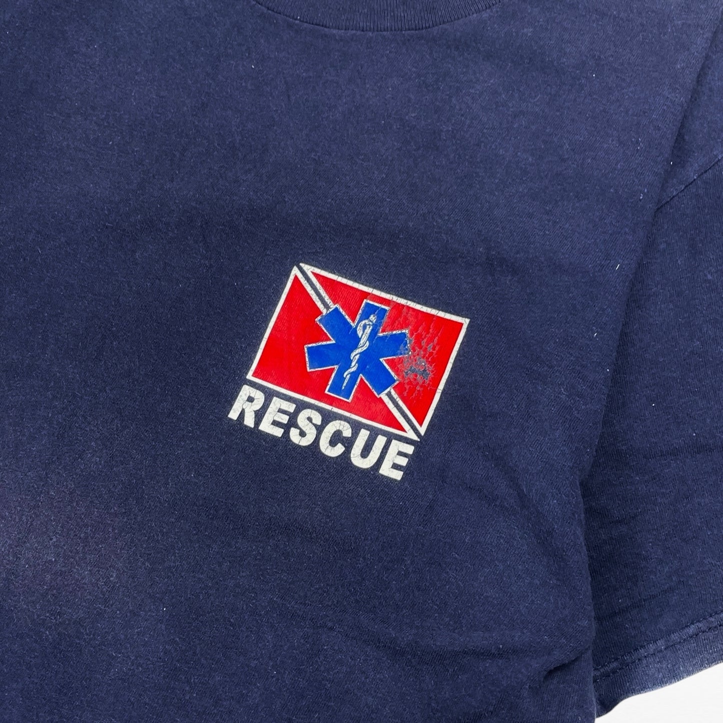 Tultex 90s Short Sleeve T-Shirt Blue Size L