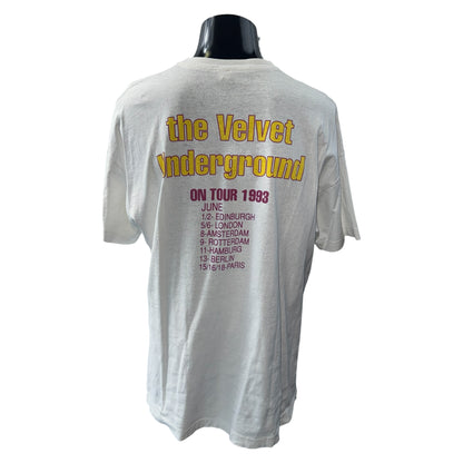 THE VELVET UNDERGROUND 90s ON TOUR 1993 T-Shirt Size XL