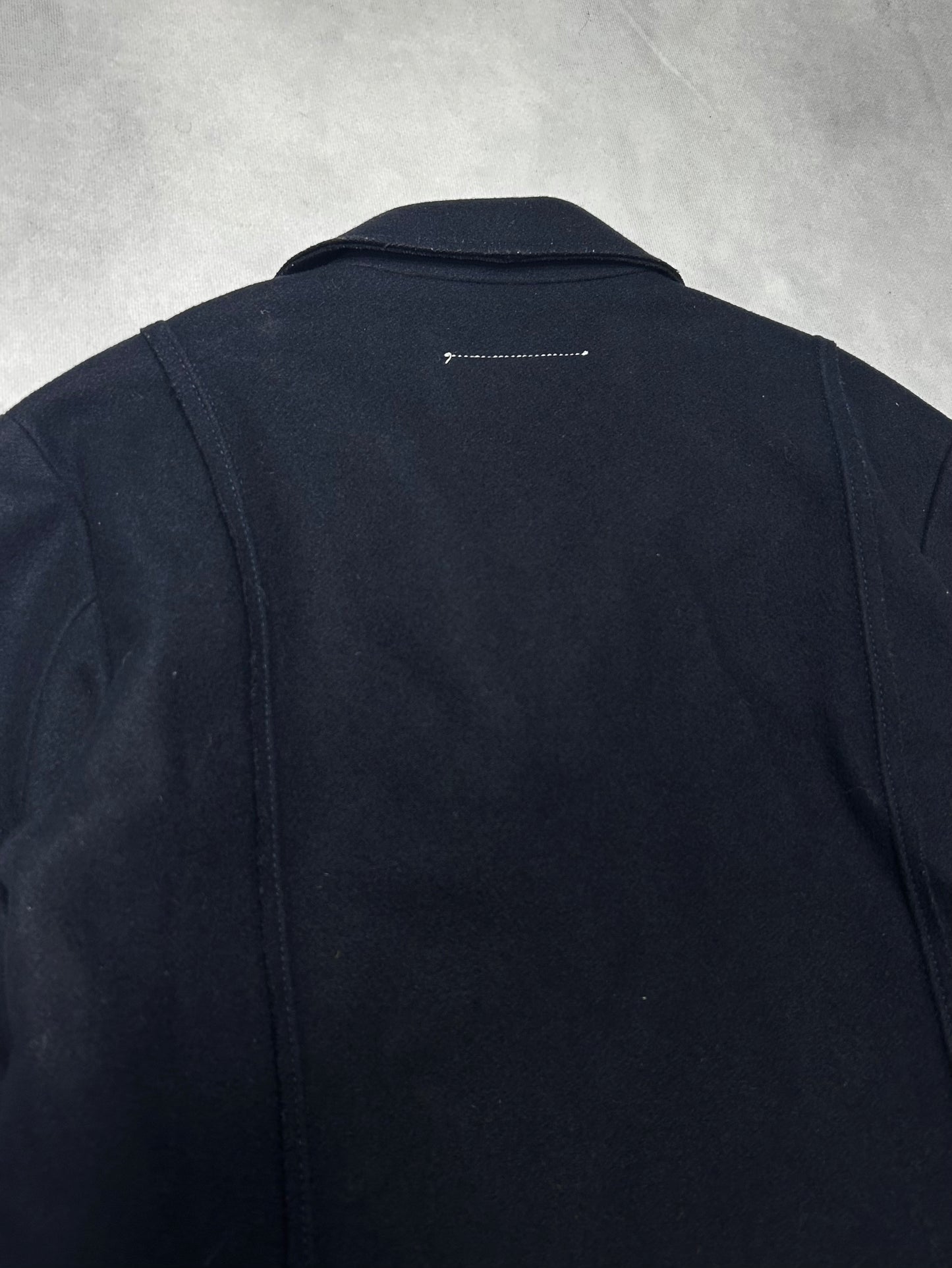 Maison Margiela F/W2006 Full Zip Navy Coat Size 42