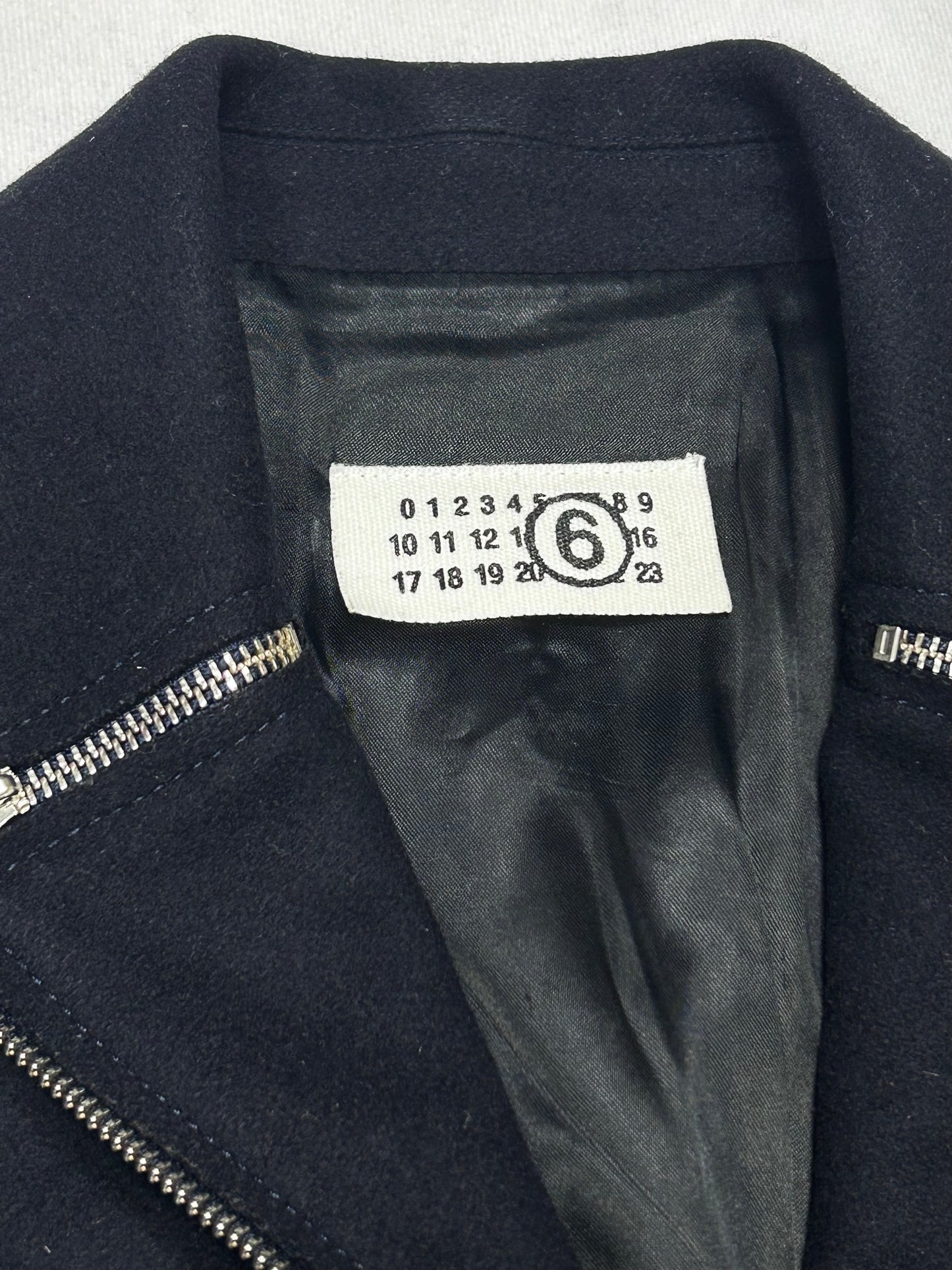 Maison Margiela F/W2006 Full Zip Navy Coat Size 42