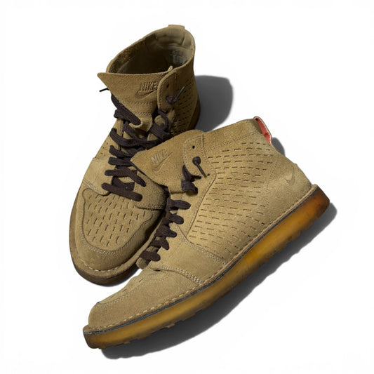 Vintage NIKE Air Royal Desert Boots 2011 Beige Size 9