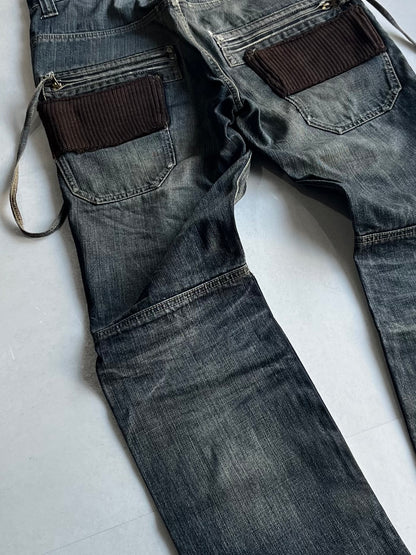 PPFM Gimmick Blue Denim Pants Size S