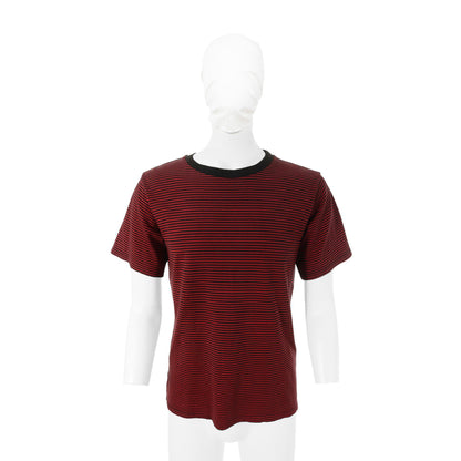 NUMBER (N)INE Red Black Cotton T-Shirt Size 2