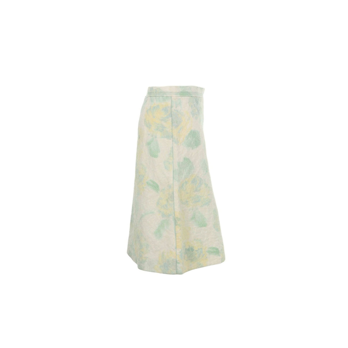 Celine LINE by Phoebe Philo White Green Blend Skirt Size 38