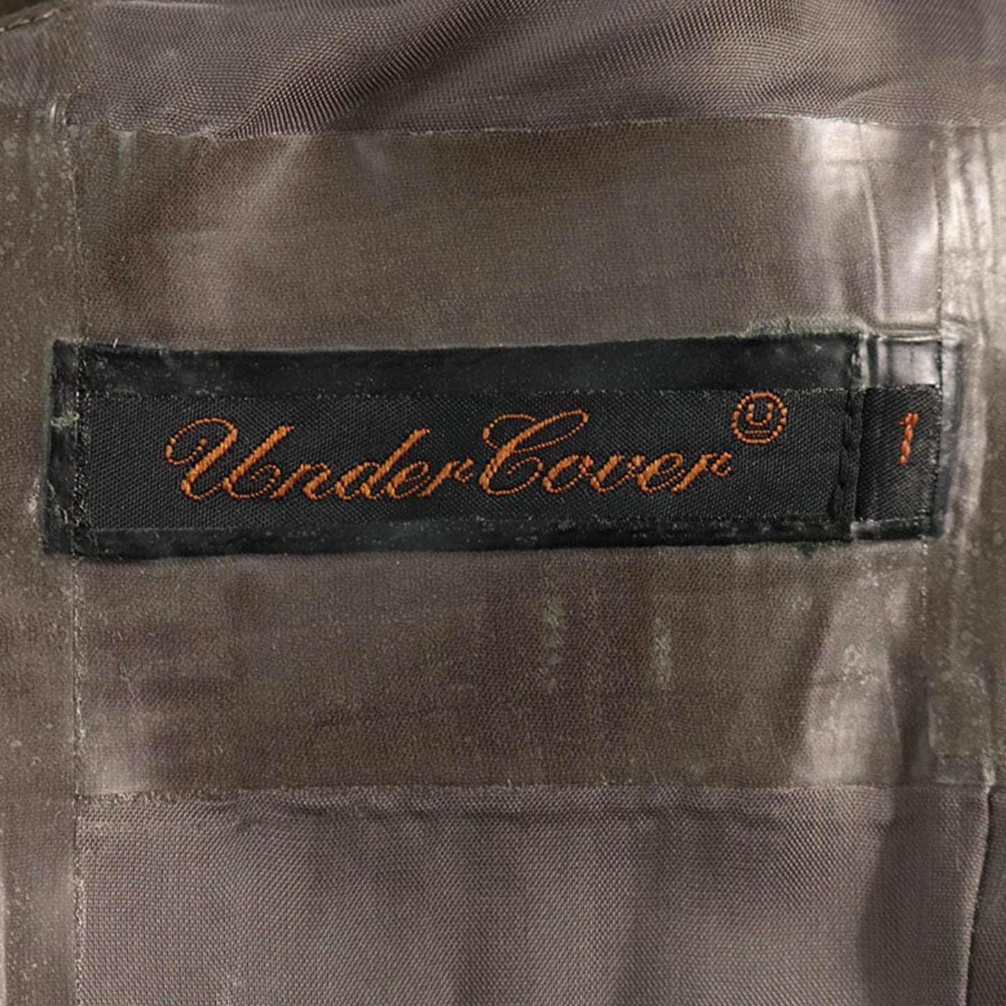 UNDERCOVER 2007 A/W Gray Wool Midi Dress Size 1