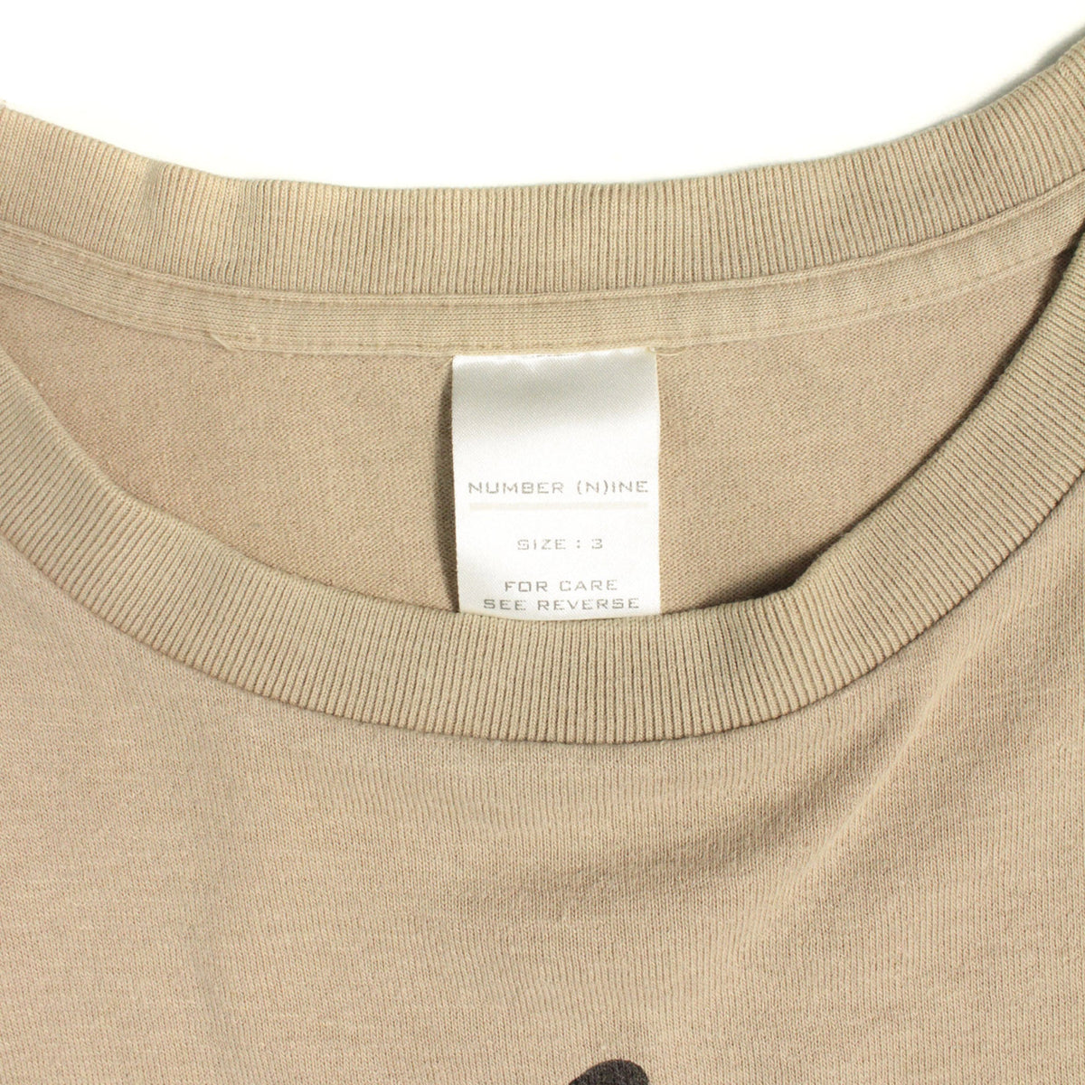 NUMBER (N)INE 2002 A/W Multi Cotton T-Shirt Size 2