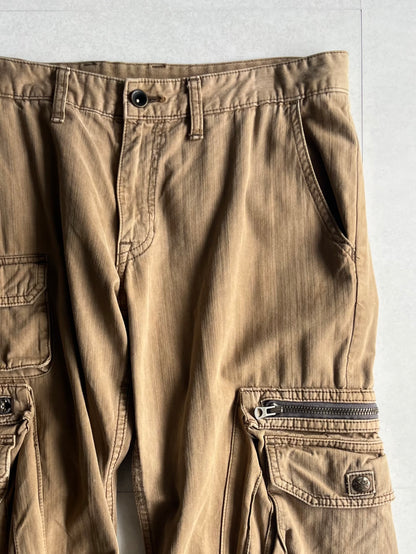 Vintage Y2K Gimmick Cargo Pants Beige Size 40