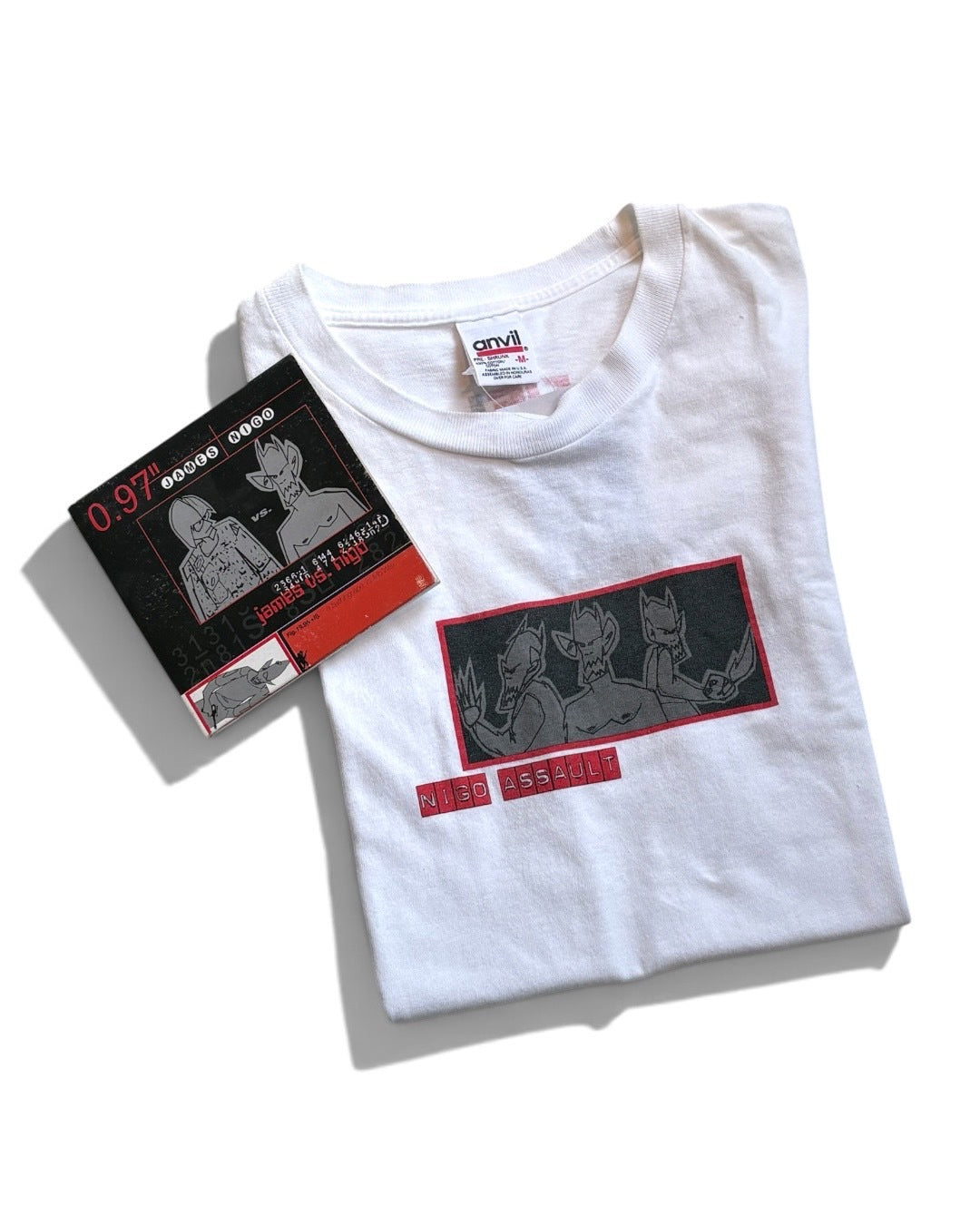A BATHING APE 90s Mo'Wax FUTURA "JAMESvsNIGO" T-Shirt Size M