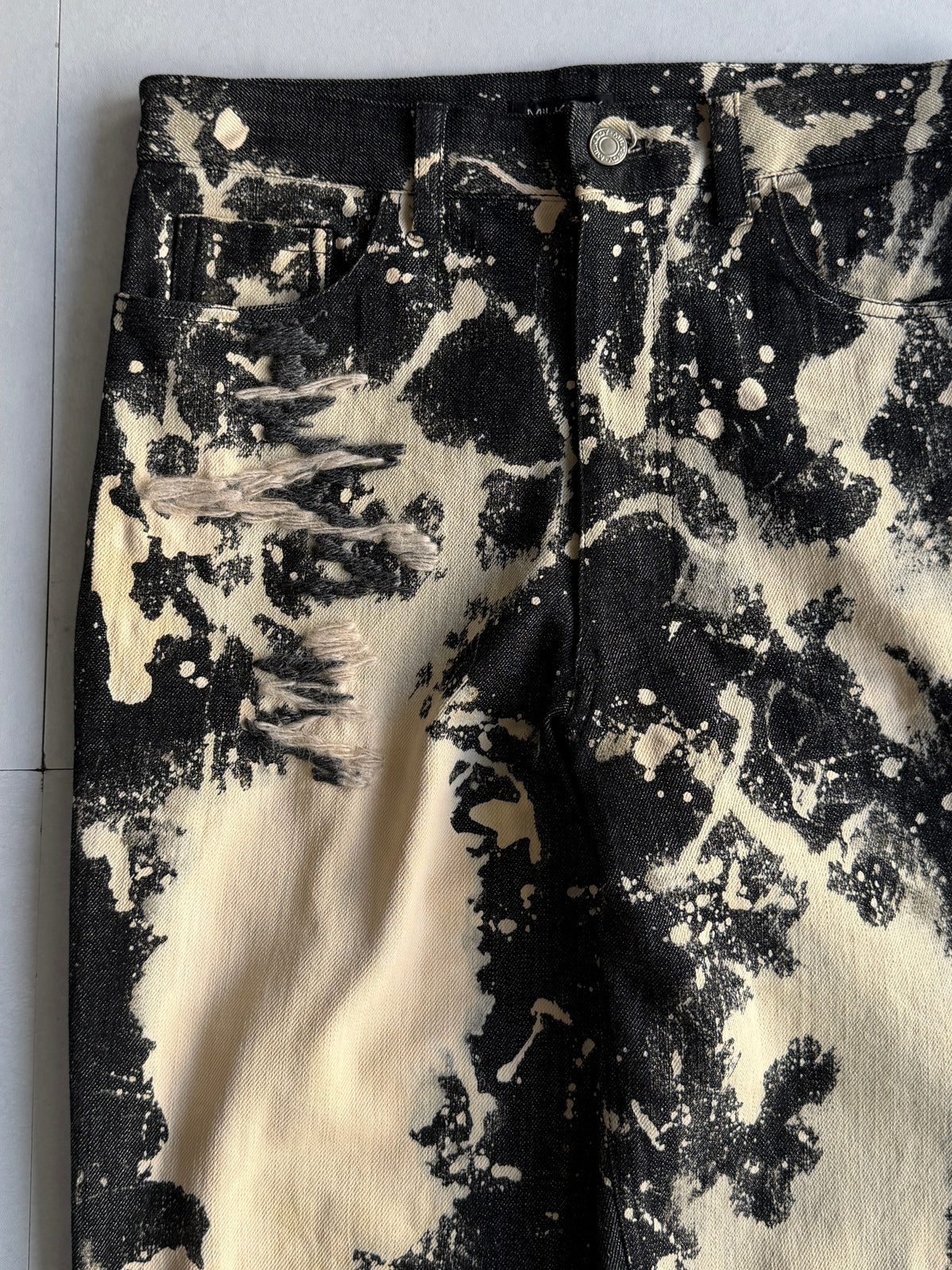 MILKBOY Bleached Splatter Denim Jeans