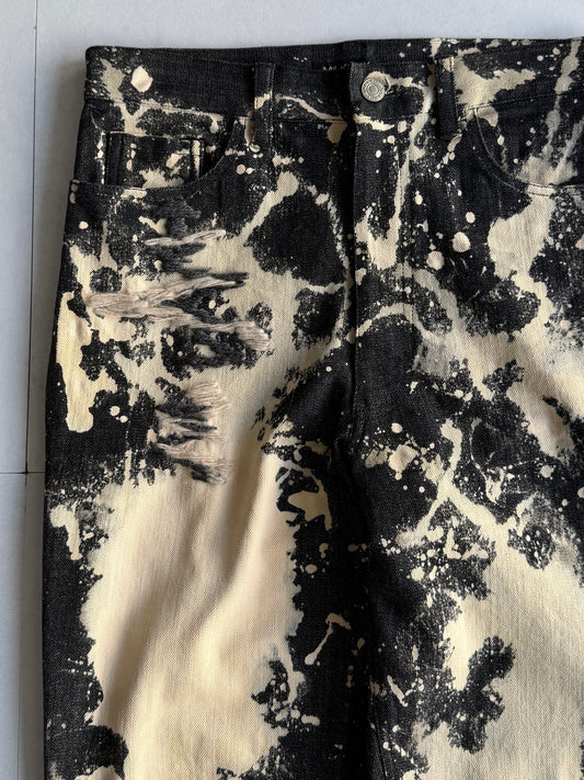 MILKBOY Bleached Splatter Denim Jeans