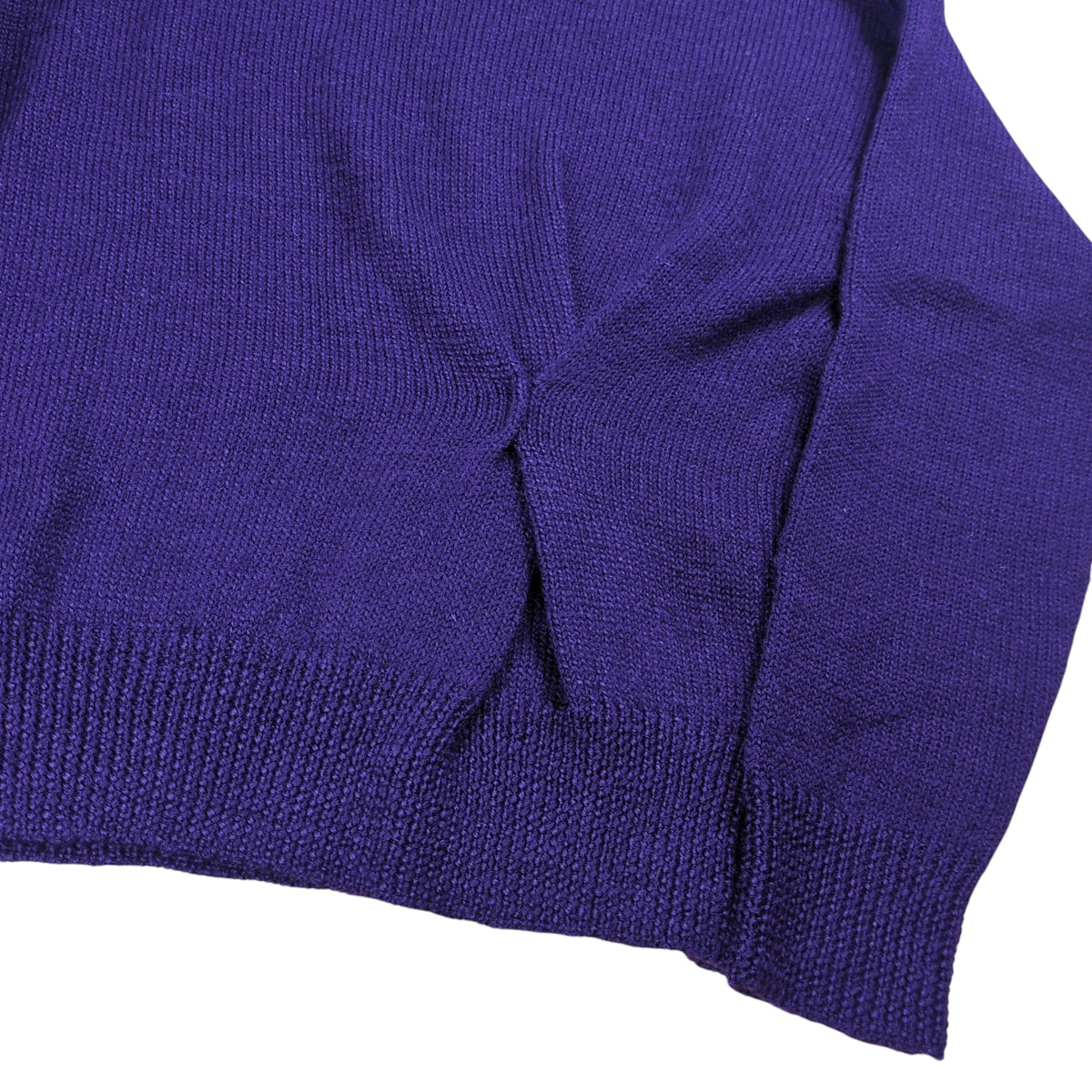 DRIES VAN NOTEN Front Design Wool Sweater Size S