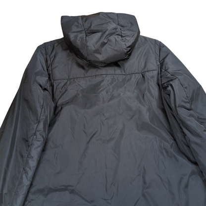 Prada Leather Belted Nylon Padded Coat Size 40