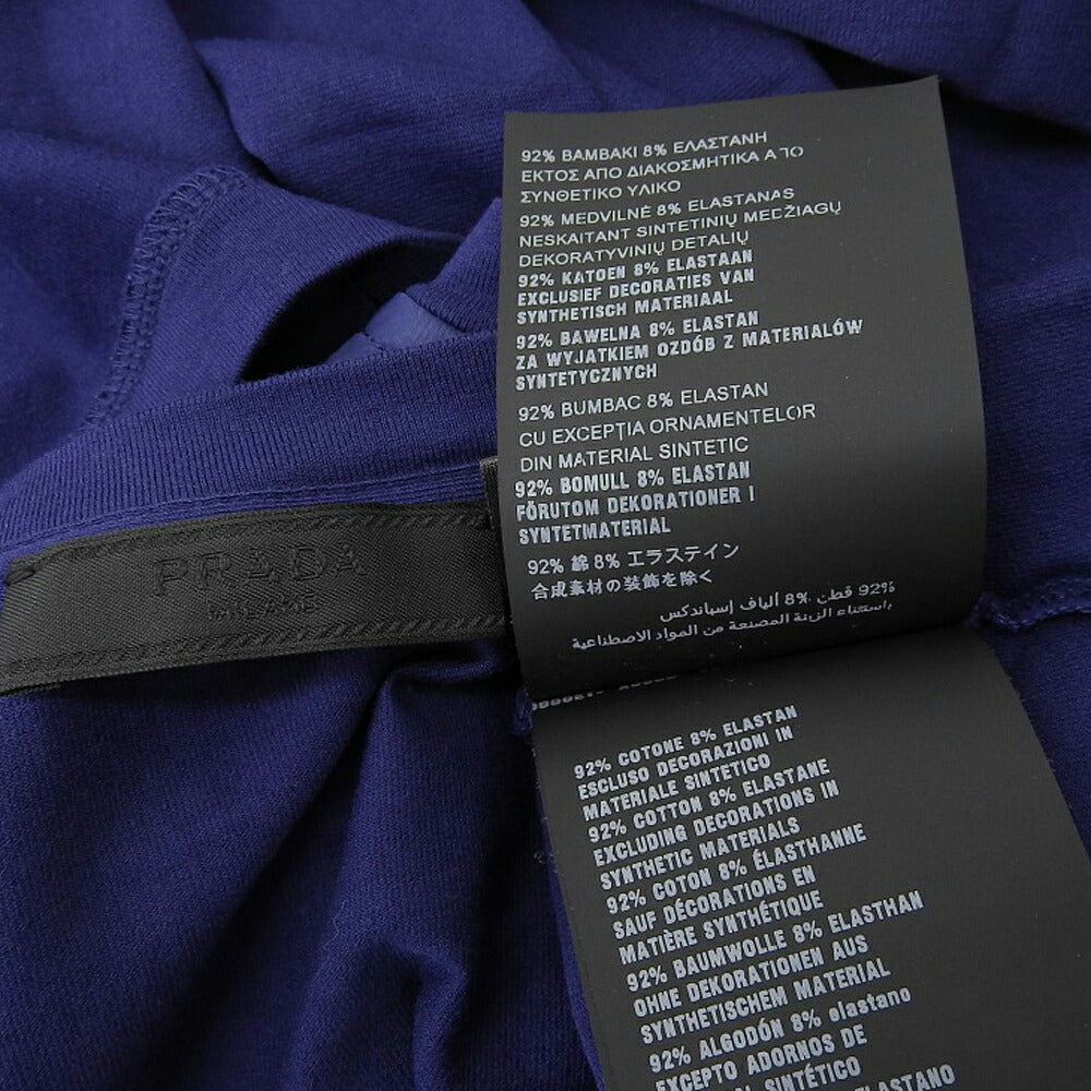 PRADA 2019 Rubber Logo Pocket Cotton T-Shirt Size XS
