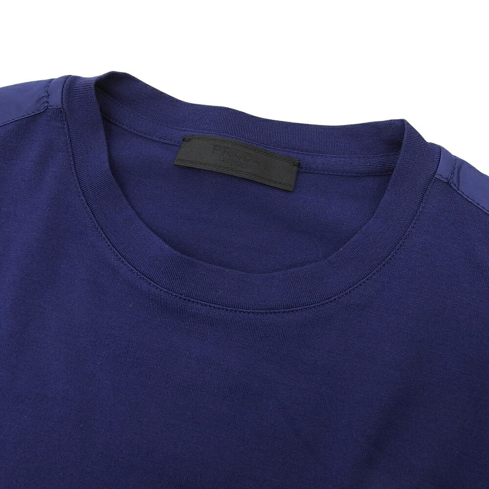 PRADA 2019 Rubber Logo Pocket Cotton T-Shirt Size XS