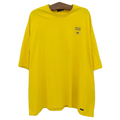 BALENCIAGA Logo T-Shirt Yellow Size XS