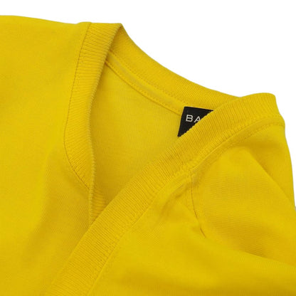 BALENCIAGA Logo T-Shirt Yellow Size XS