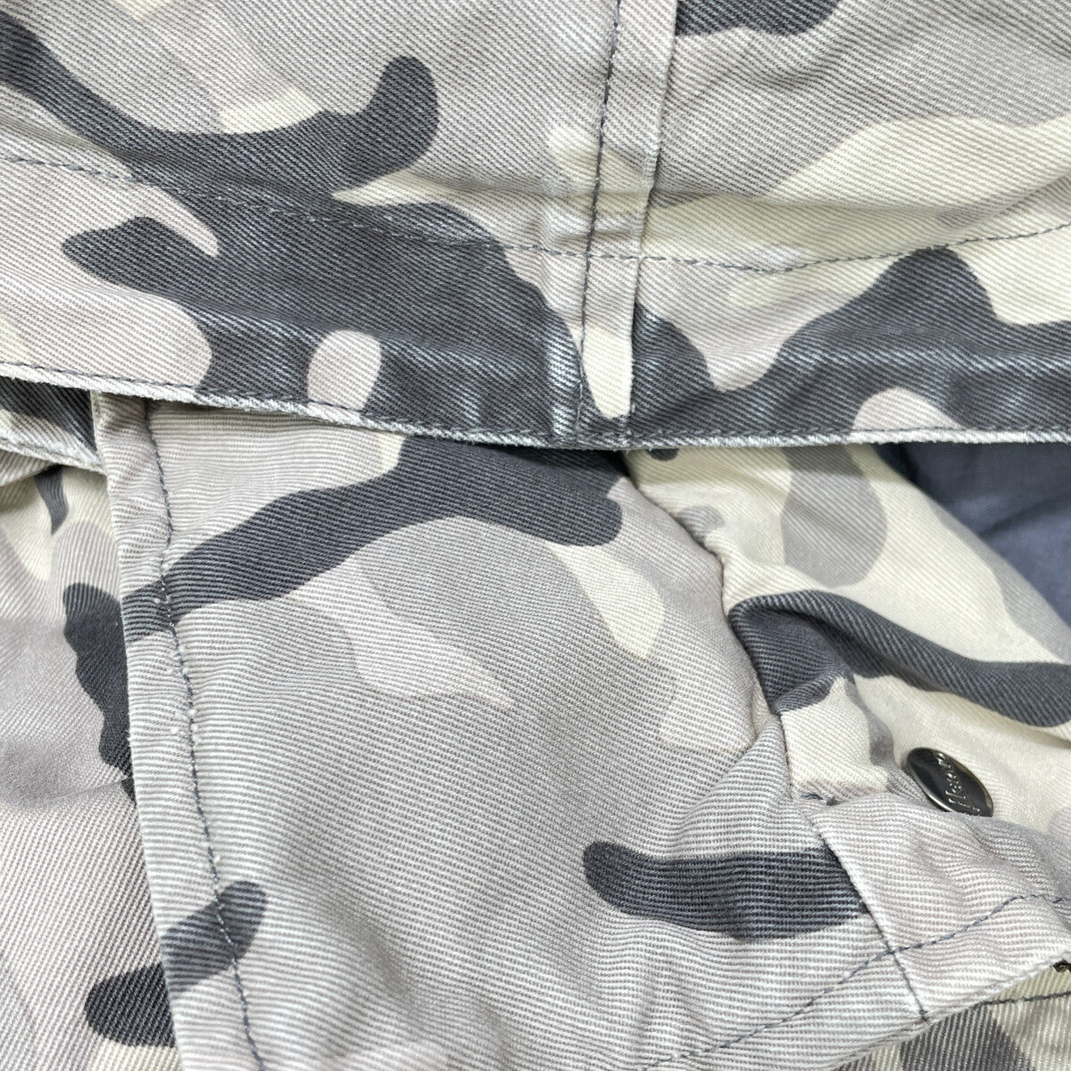 HERNO FI0044U Camo Field Jacket Black/White Size 44