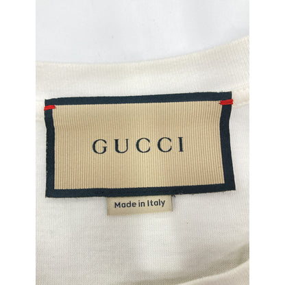 GUCCI Multicolor Cotton Print T-Shirt Off-White Size XXS