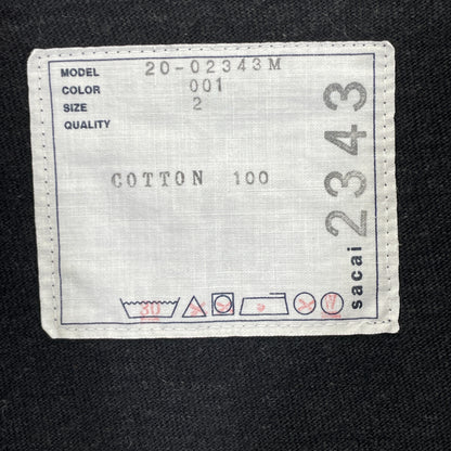 Dr.Woo x sacai Bandana Print T-Shirt Black Size 2